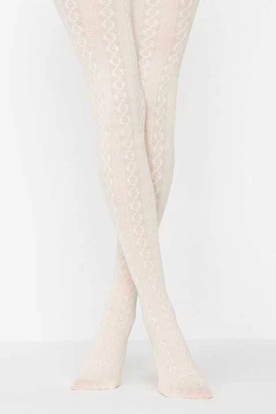 PENTİ KARİNA KÜLOTLU ÇORAP VANİLYA M - Resim 2