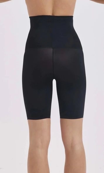 4007 Poliyamid Lazer Kesim Göbek Toparlayıcı Short - 2
