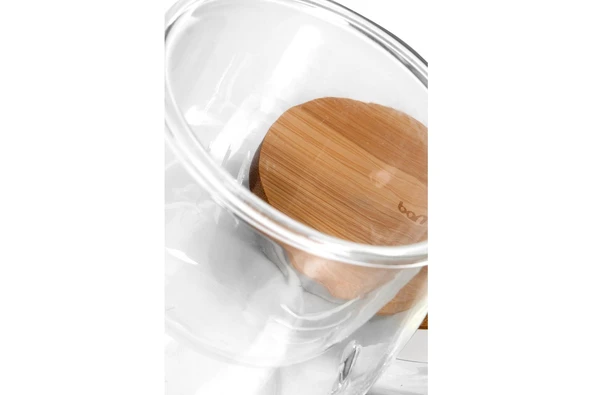 Bambum B0334 Dani Bambu Kapaklı Cam Kupa 350 ml - 3