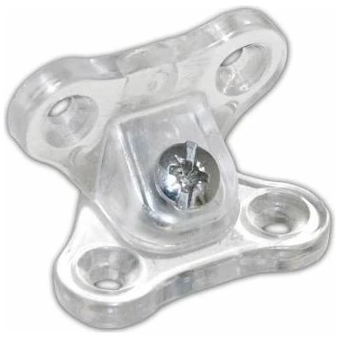 Açılı T Bağlantı Çektirme Şeffaf Plastik Köşe Birleştirme Kelebek Bağlantı (10 Adet) - Resim 6