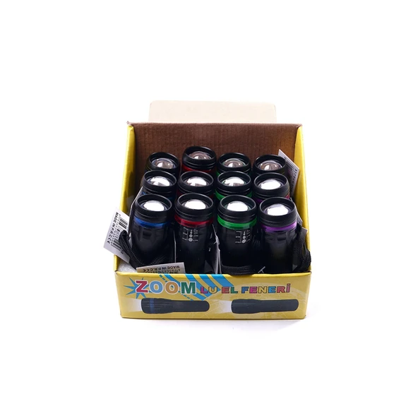 Şeritli Zoom Odaklı El Feneri Bm-310 Tg-53-vice/(1395) 1064 - Resim 3