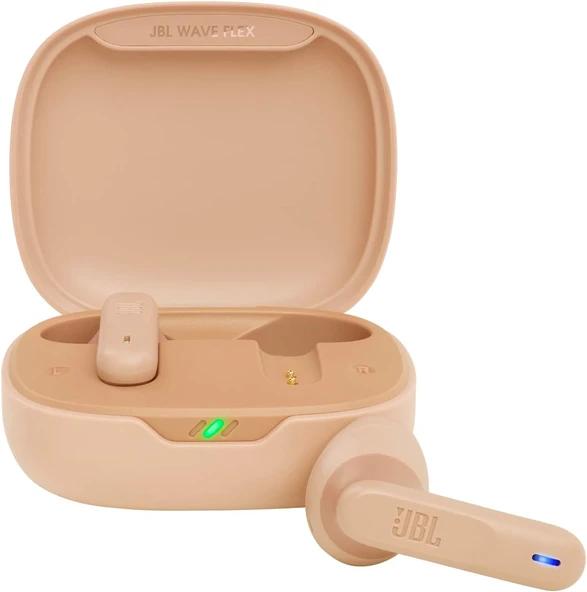 JBL Wave Flex, Kablosuz Kulakiçi Kulaklık, Bej