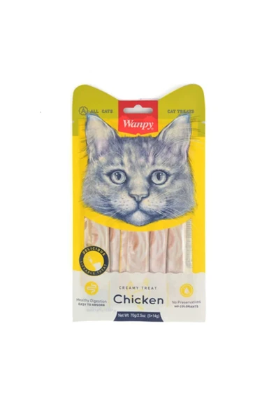 Tavuklu Sıvı Kedi Ödül Maması 5x14 Gr ürün görseli 1