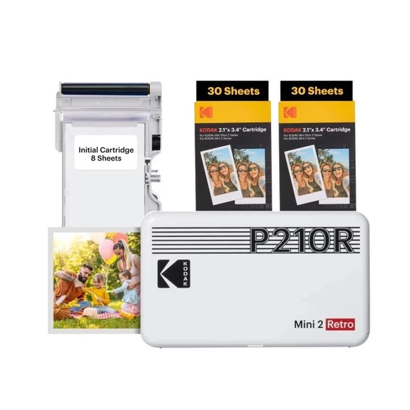KODAK Mini 3 Retro 4PASS Taşınabilir Fotoğraf Yazıcısı - 8