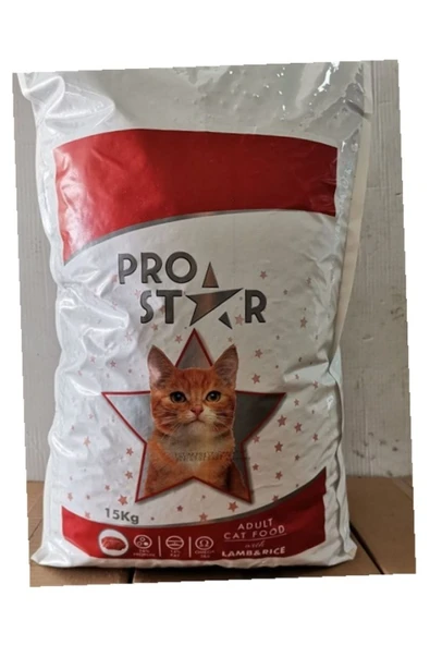 PRO STAR Prostar Kuzu Etli Kedi Maması 15kg