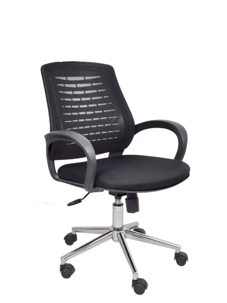 Atlas Metal Ayaklı Fileli Ofis Büro Bilgisayar Çalışma Koltuğu Sandalyesi