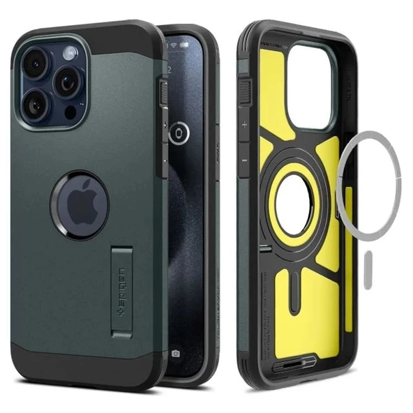 Spigen iPhone 15 Pro Magnetic Tough Armor MagFit Kılıf
