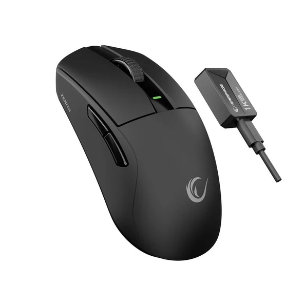 Rampage ZENITH BT+Wired+2.4G Siyah Kablosuz PAW3395 NORDIC 52833 MCU Gaming Oyuncu Mouse