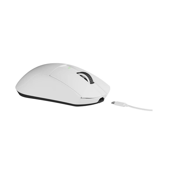 Rampage ZENITH BT+Wired+2.4G Beyaz Kablosuz PAW3395 NORDIC 52833 MCU Gaming Oyuncu Mouse - 5