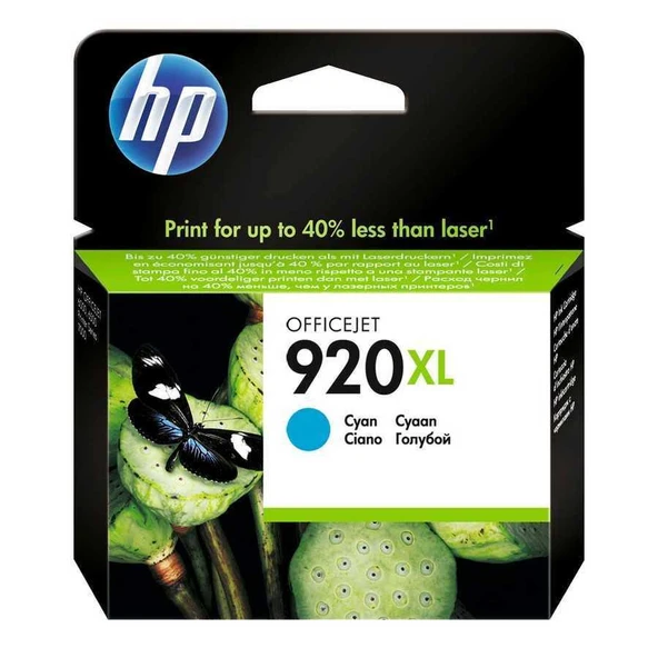 HP 920XL Orjinal Mavi Kartuş 6000 6500 7000N 7500 | CD-972AE