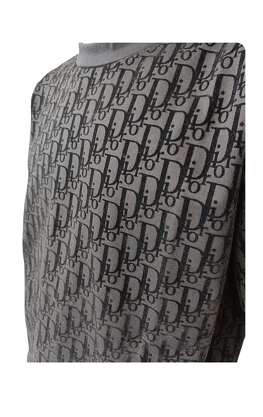 Dior Sıfır Yaka Siyah T-Shirt, Siyah T-Shirt , Unisex Siyah T-Shirt