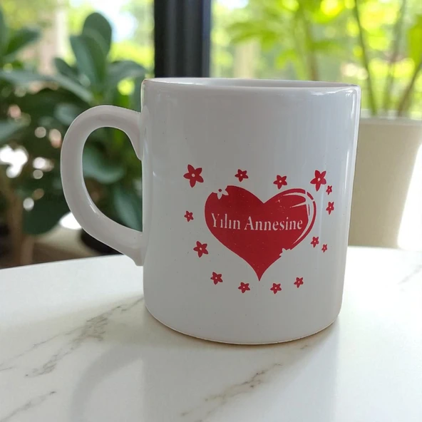 Os-Pa Porselen Kupa Bardağı(Yılın Annesine Baskılı) ürün görseli 1