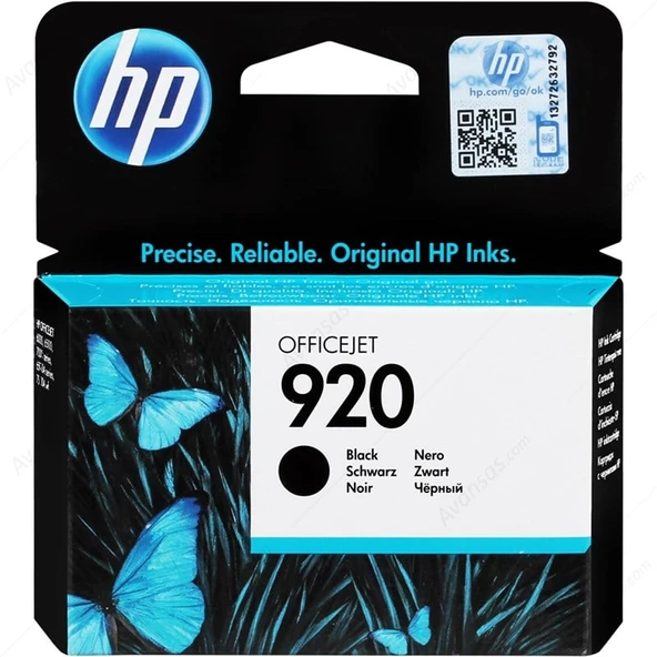 HP (920) Orjinal Siyah Kartuş 6000-6500-7000N-7500 |  CD971AE