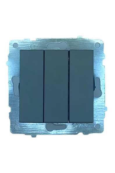 OVİVO FÜME ÜÇLÜ ANAHTAR M+K