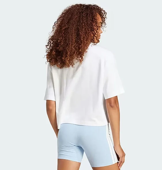 Adidas Kadın Günlük T-shirt W Bl Sj Bf T JG8737 - Resim 2