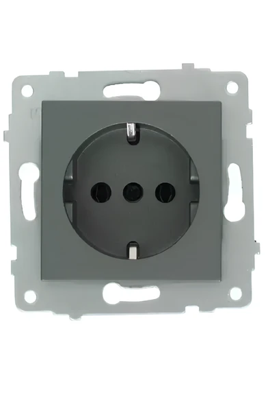 OVİVO FÜME TOPRAKLI PRİZ M+K