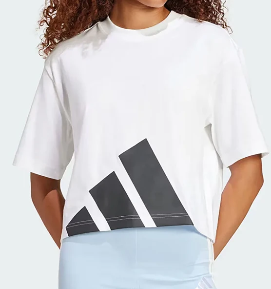 Adidas Kadın Günlük T-shirt W Bl Sj Bf T JG8737 - Resim 4