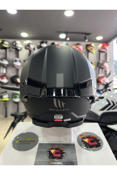 MT Helmets Thunder 4 SV Mat Siyah Full Face Motosiklet Kaskı - 3