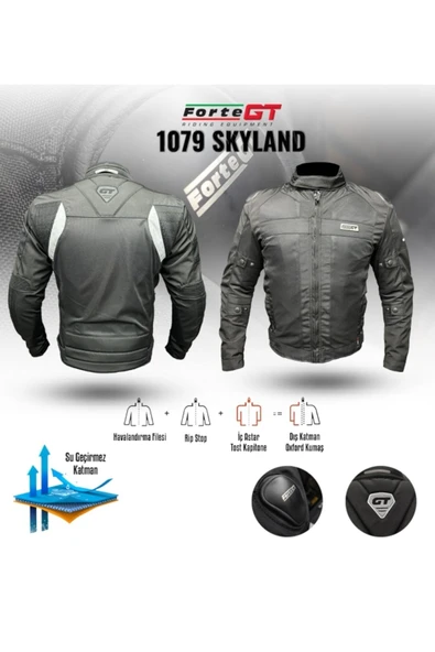 Universal FORTE GT SKYLAND 3 KATMANLI MONT SİYAH L BEDEN - 3