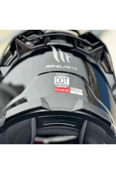 MT Helmets Thunder 4 Sv Solid kask (şeffaf vizörlü) - 3