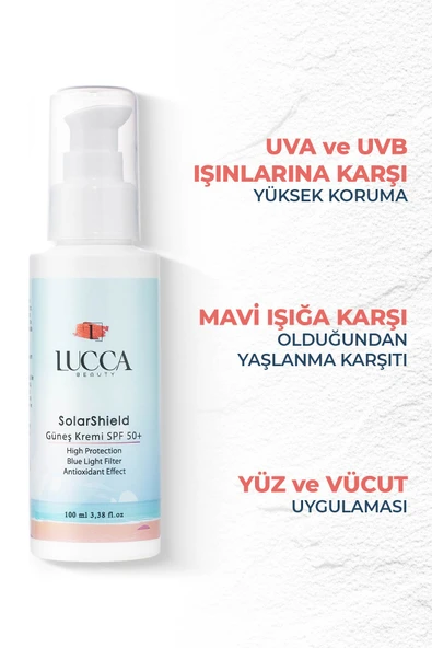 SolarShield Güneş Kremi 100 ml - 50 SPF Yüksek Koruma, COSMOS Sertifikalı ve Su Bazlı Krem - 2