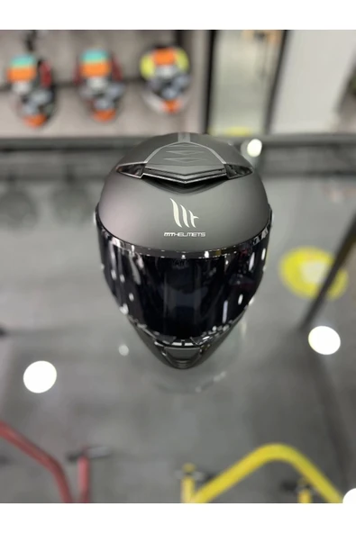 MT Helmets Thunder 4 Matt Black Kask Şeffaf Vizörlü - 4