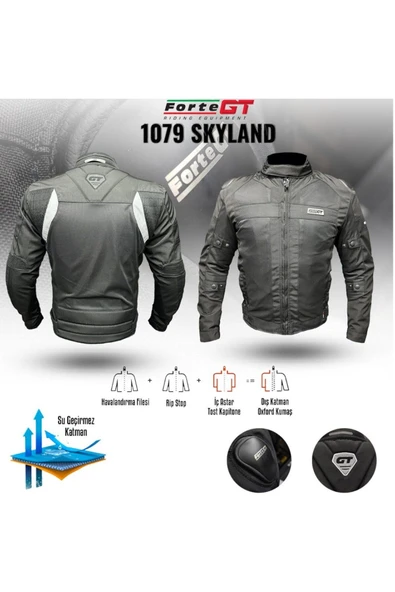 Forte GT 2001079 SKYLAND - 4 Mevsim Motosiklet Mont - 5