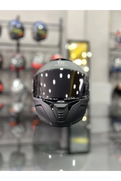 MT Helmets Thunder 4 Matt Black Kask Şeffaf Vizörlü - 6