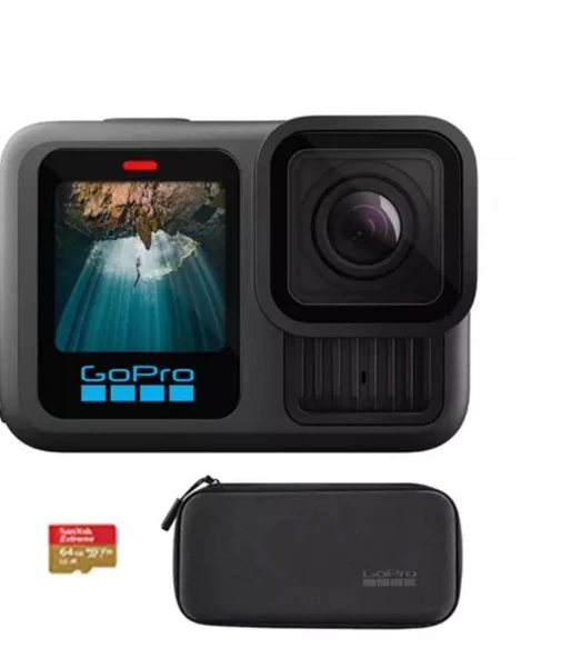 GOPRO HERO 13 BLACK HAFIZA KARTI + CANTA SIYAH