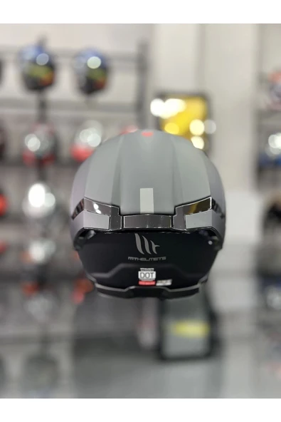 MT Helmets Thunder 4 Matt Black Kask Şeffaf Vizörlü - 3