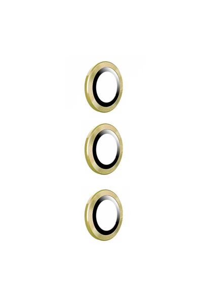zore Galaxy S24 Plus Uyumlu Kamera Koruyucu Cam Filmi Gold - 1