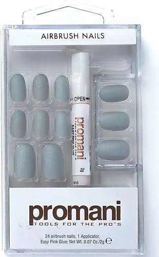 Promani Matte Takma Tırnak Kiti Antrasit Gri PR-5673 - 1