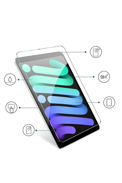 Ardemix iPad Pro 11 2018 Uyumlu Zore 5in1 Tablet Temperli Cam Ekran Koruyucu-Renksiz - Resim 5