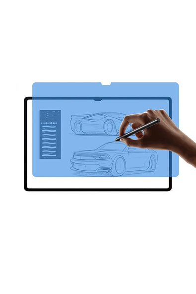 KILIFTECH Galaxy Tab S9 Ultra SM-X910 Uyumlu Zore Paper-Like Ekran Koruyucu-Renksiz - 1