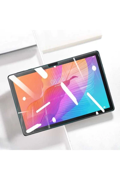 KILIFTECH Huawei MatePad T10S Uyumlu Zore Tablet Temperli Cam Ekran Koruyucu-Renksiz - 2