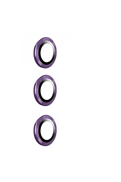 zore Galaxy S24 Uyumlu Zore Kamera Koruyucu Cam Filmi-Derin Mor ürün görseli