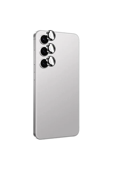 hzraksesuar Galaxy S24 Plus uyumlu RNTC Titanium Premium THTTerli Kamera Lens Koruyucu-Gri