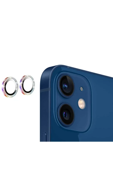 zore iPhone 11 Uyumlu  CL-06 Kamera Koruyucu-Colorful