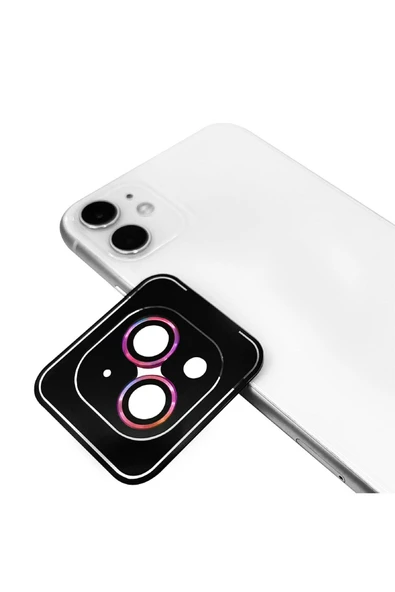 KILIFTECH iPhone 13 Uyumlu Zore CL-09 Kamera Koruyucu-Colorful