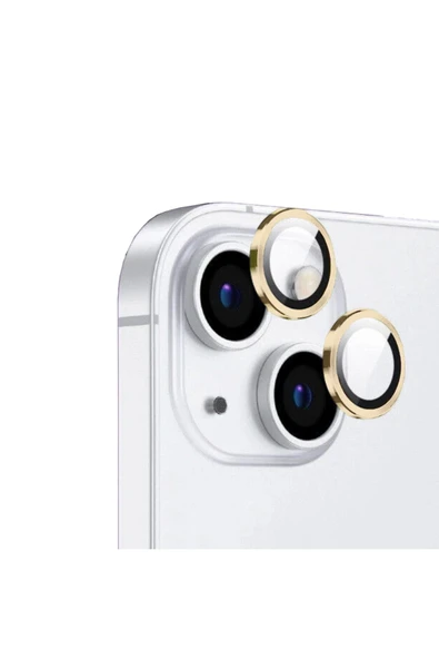 SAFA iPhone 15 Uyumlu CL-12 Premium Safir Parmak İzi Bırakmayan Anti-RefCLOive Kamera CLO Kor