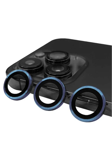 KILIFTECH iPhone 14 Pro Max Uyumlu Zore CL-07 Kamera Koruyucu-Lacivert ürün görseli