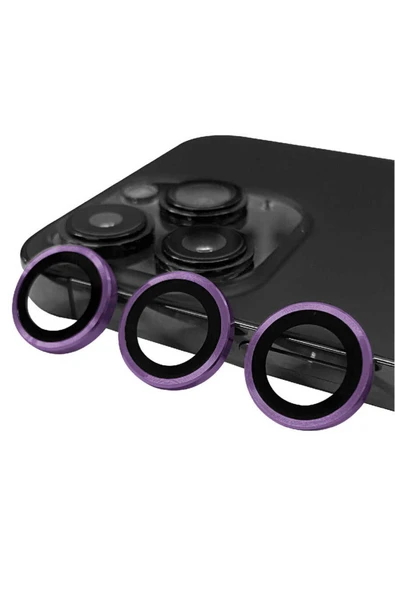 KILIFTECH iPhone 14 Pro Uyumlu CL-07 Kamera Koruyucu-Derin Mor ürün görseli