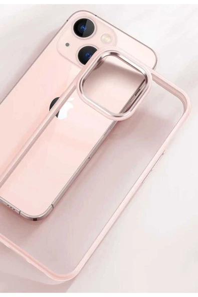 Atlas iPhone 11 Uyumlu Zore Krom Kılıf-Kırmızı - Resim 3