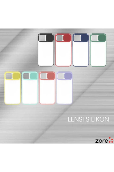 zore iPhone 12 Uyumlu Zore LNSM-i Kılıf-Lila - Resim 3
