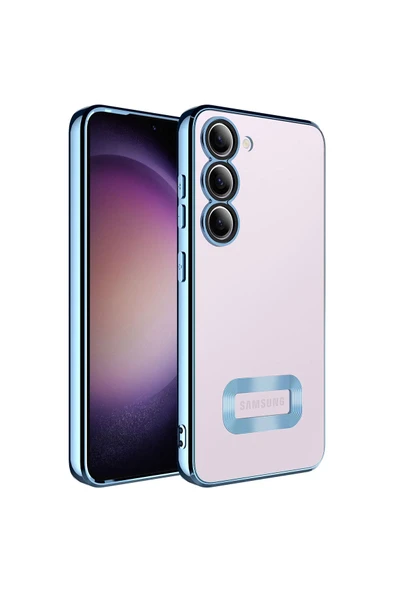 Ardemix Galaxy S23 Uyumlu Kamera Korumalı Logo Gösteren Zore Omega Kılıf-Sierra Mavi ürün görseli