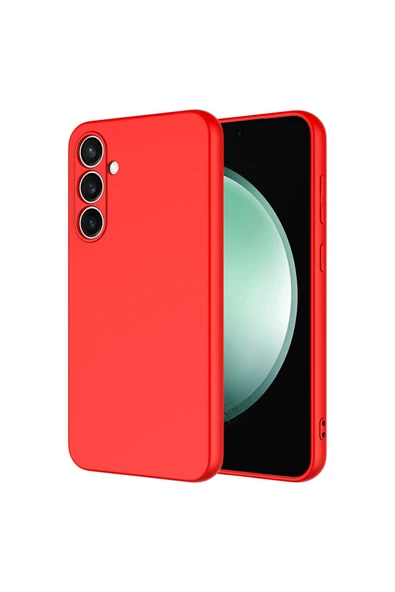 KILIFTECH Galaxy S25 Uyumlu Kılıf Zore Mara Lansman Kapak-Kırmızı