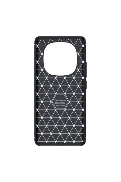 KILIFTECH Xiaomi Redmi Note 14 Pro 5G Uyumlu Kılıf Zore Negro Silikon Kapak-Siyah - 3