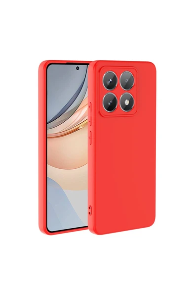 KILIFTECH Xiaomi 14T Pro Uyumlu Kılıf Zore Mara Lansman Kapak-Kırmızı