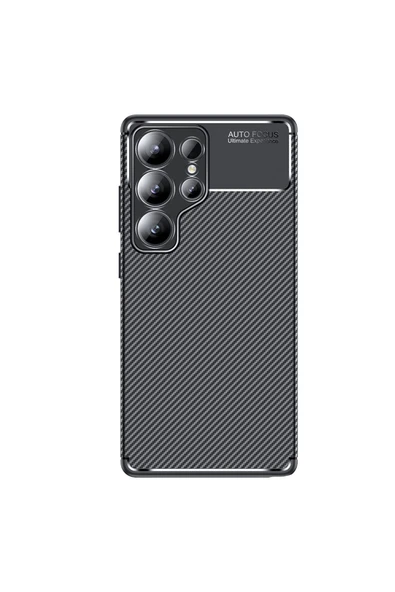 KILIFTECH Galaxy S25 Ultra Uyumlu Kılıf Zore Negro Silikon Kapak-Siyah - 3