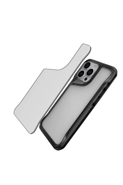 zore iPhone 15 Pro Max Uyumlu Zore T-Max Kılıf-Renksiz - Resim 4
